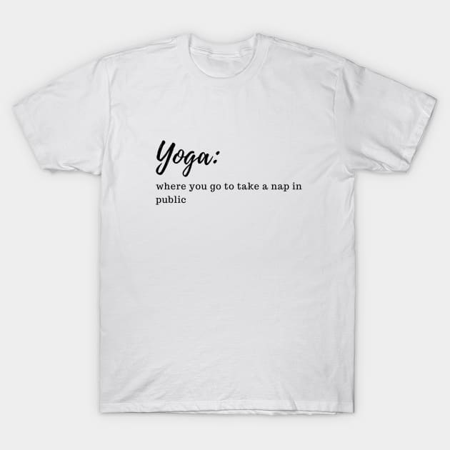 yoga relateable T-Shirt by Patterns-Hub